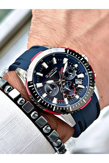 Quantum Pwg1127.399 Silicone Cord Men's Wrist Watch