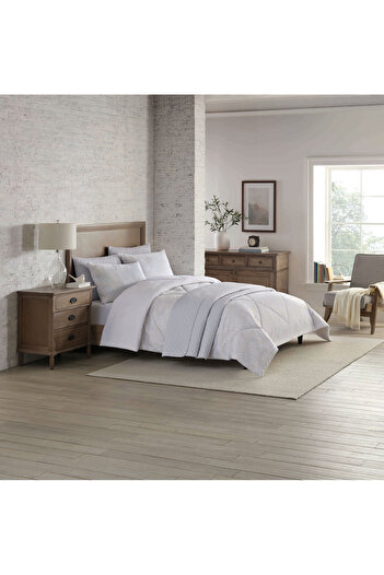 Orange Bed & Bath طقم لحاف مزدوج مكون من 6 قطع من كوستكو الخريفي - رمادي فاتح|رمادي 279 × 243 سم