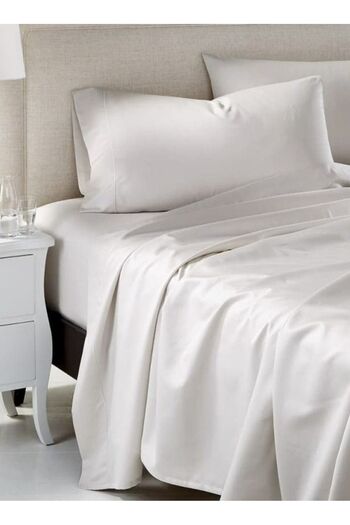 Orange Bed & Bath Stitsh | 100% Cotton Single Size Sheet Set, 3 Pieces, 300 Stitches203 × 163 33 Cm