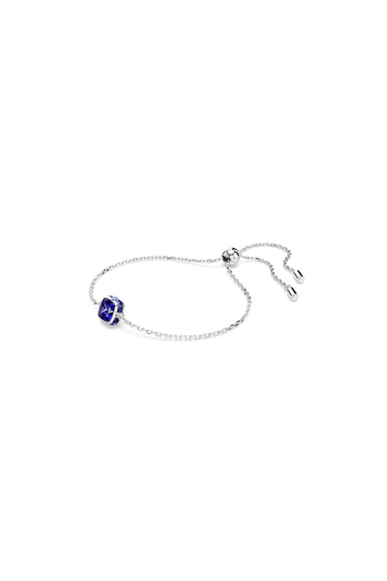 Swarovski Birthstone Bileklik, Kare kesim, Eylül, Mavi, Rodyum kaplama