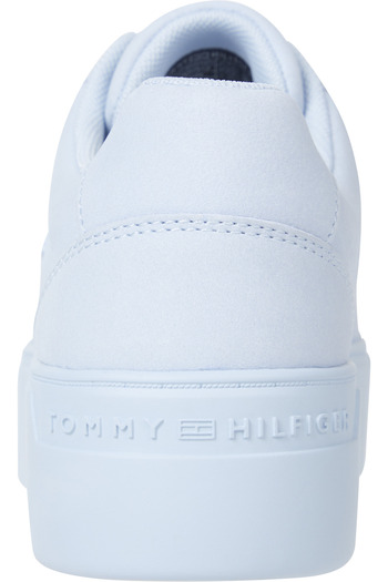 Tommy Hilfiger Nubuck Leather Platform Court Trainers