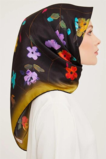 Armine Nostalgia Series Twill Silk Scarf 9048-01Nt