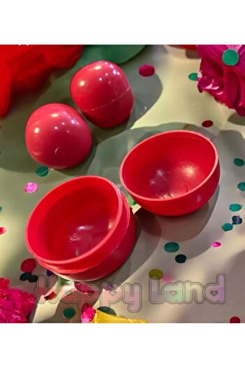 Happyland Christmas Raffle Ball Red Color 100Pcs Raffle Balls