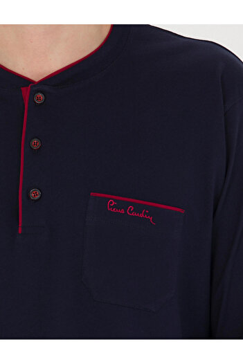 Pierre Cardin Cotton Long Sleeve Pajamas Set-White Boxer&Athlete-Black Socks 4-Piece Groom Dowry Set Q3U1O1K1.K1.A