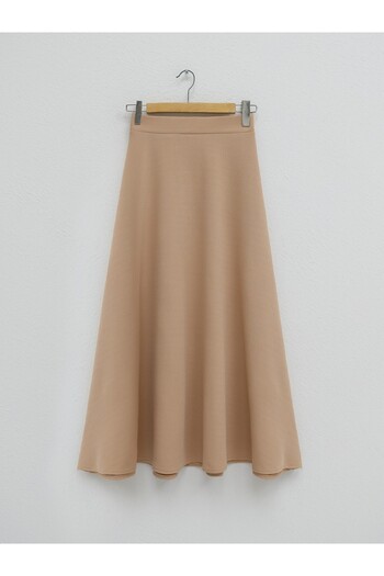 Modamorfo Mink Kilos A-Line Skirt - Imported Lycra Crepe Fabric