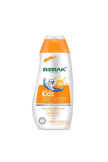 Bebak 50 Spf Uva/Uvb - High Protection Children's Sun Cream 200ml