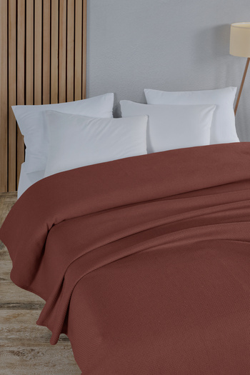 Evim Cotton Honeycomb Tile Multi-Purpose Bedspread Single - 160X230 cm