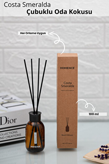 homence Costa Smeralda Vanilya Tarçın Çubuklu Oda Kokusu 100 ml