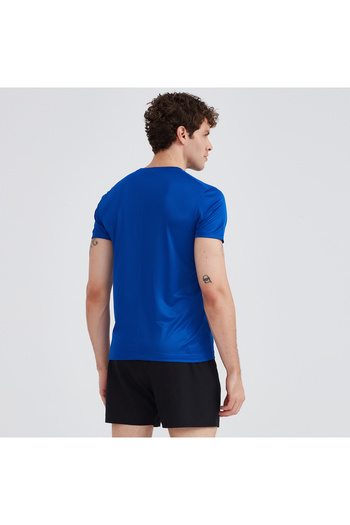 Asics Core Ss Top Erkek Mavi Kısa Kollu Tshirt 2011c341-400