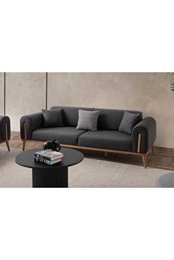 EDSY HOME Riva 3'lü Koltuk Antrasit