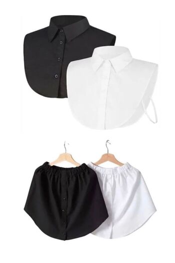 MODAALFABE Modaalfa Set of 4 Decorative Skirt Collar Extension Underwear