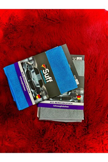 Suff Schneeglöckhen Kardelen Microfiber Auto Cleaning Cloth (40X40) 1 Piece