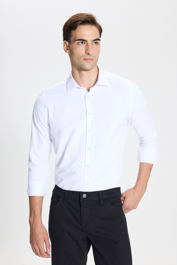 George Henry Πακέτο με 2 βαμβακερά πουκάμισα Oxford Slim Fit με κλασικό γιακά με μοτίβο