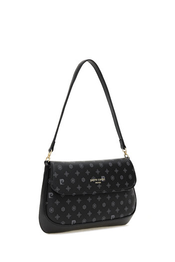 Pierre Cardin Siyah Monogram Kadın Omuz Çantası 05PC24K24110