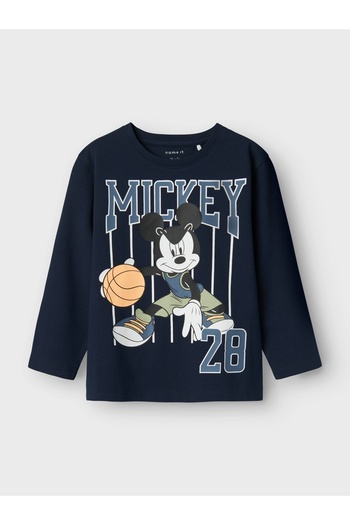 name ıt Nmmdallin Mickey Ls Nreg Top Wdi - Scroll Fabric