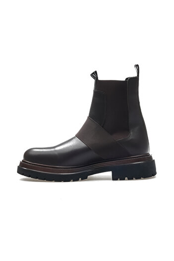Pierre Cardin Ανδρικές μπότες casual από γνήσιο δέρμα (40-44) 24k 77814 M καφέ