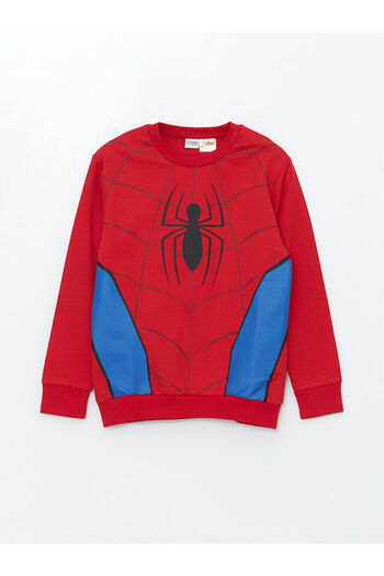 LC Waikiki Lcwk Crew Neck Spiderman Printed Boys Tracksuit Set