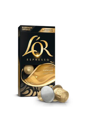 L'OR Vanilla Flavored Nespresso Compatible Aluminum Coffee Capsule 10 Pcs
