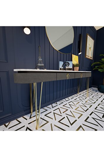 KOÇSAN Picior de mobilier Eiffel Gold 72 cm, picior de mobilier din metal de lux, fotoliu, dulap, comodă, picior de masă