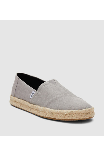 Toms Mens Toms Alp Rope 2.0 Woven Casual Slip-On Shoes Grey 39