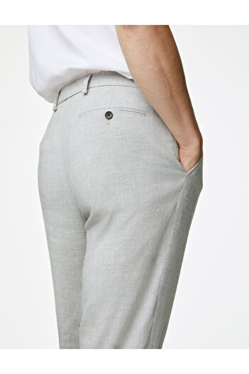 Marks & Spencer Tailored Fit Klasik Keten Pantolon