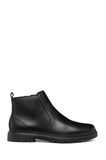 Geox Black Spherica Ec1 Abx Zippered Men's Waterproof Leather Boots - U46Hnc00043C9999