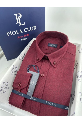 Piola Club Ανδρικό πουκάμισο Winter Slim Fit