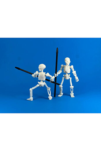 NemoCraft İskelet Ordusu Eklemli Hareketli Robot Seti (4'lü)