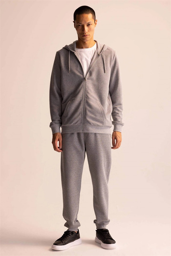 DeFacto Pike Jogger Sweatpants - Slim Fit, Lace-Up Waist, Elastic Leg, Pocket N0110Az24Sp