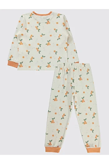 Civil Girls 6-9 Years Old Girl's Pajama Set - Light Salmon