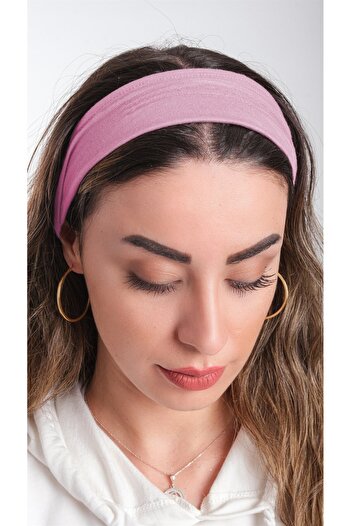 HÜRREM BONE Πούδρα Practical Ready-Made Hijab Bonnet Viscose Fabric Plain 3007_06