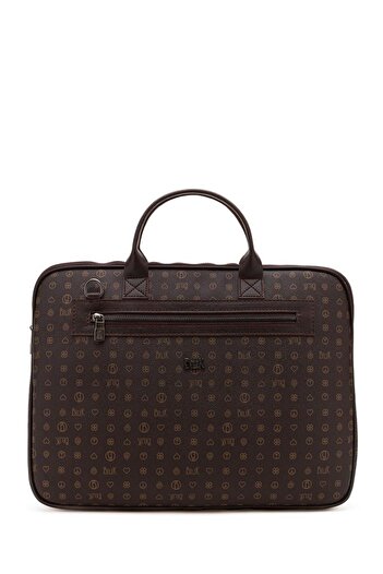 Bilik Deri Monogram Καφέ Unisex Laptop & Χαρτοφύλακας RH09 BUSİNESS-MN