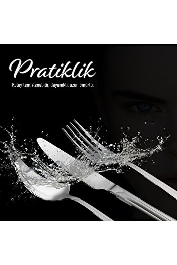 Serenk Paris Stainless Steel Cutlery Set 42 Pieces