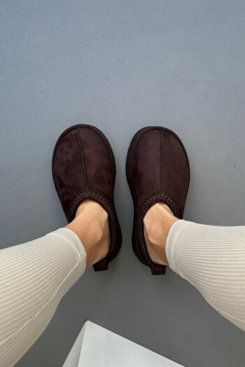 Mupa Shoes Sabo İçi Kürklü KAHVE
