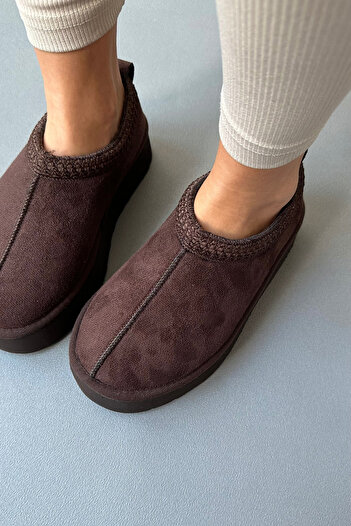 Mupa Shoes Sabo İçi Kürklü KAHVE
