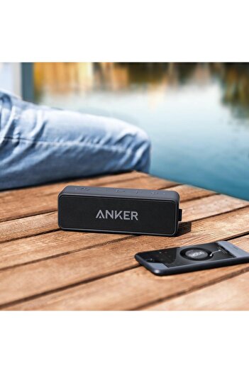 Anker Soundcore 2 Bluetooth Hoparlör - 12w - Ipx5 Suya Dayanıklılık - 24 Saate Varan Şarj - Mavi