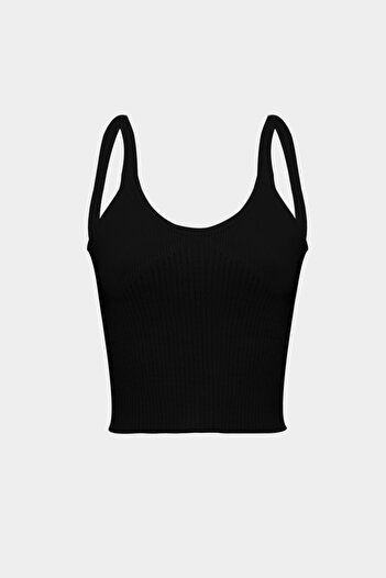 Açelya Okcu Premium Bustier Λεπτομερές διπλό γυναικείο μάλλινο πλεκτό σετ ζακέτα