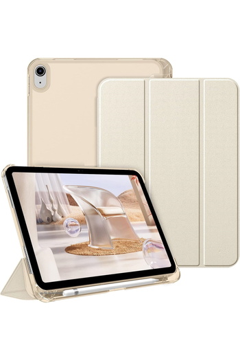 m.tk moveteck iPad 11Th Generation A16 2025/10. Generation Case Flip Cover with Pen Compartment and Sleep Mode A2696 A2757 A3354 A3355