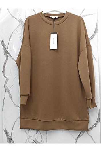Puane Women's Modal Fabric Comfortable Fit Plain Color Tunic 10605
