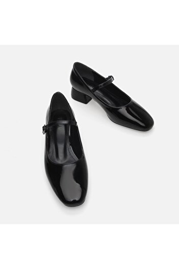 Yaya by Hotiç Black Yaya Women's Thick Heel