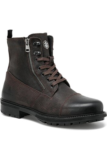 lumberjack RAMONES КАВА Справжня шкіра COMFORT CASUAL Чоловічі черевики на блискавці