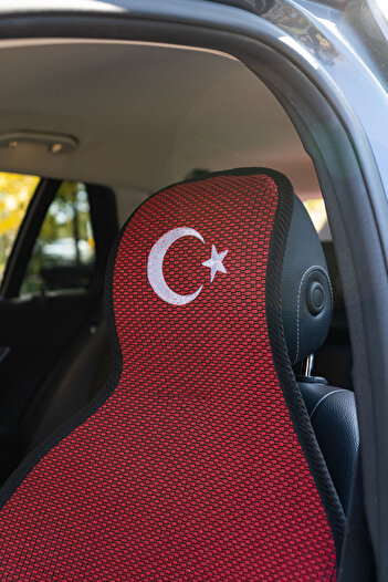 TREND Meka Part Car Seat Protector Cover 2 Piece Only for Front Seats Universal Embroidered