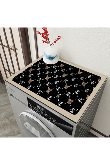 Else Dekor Drying Dishwasher - Laundry Cover, Liquid Proof Non-Slip Washable Protection Mat