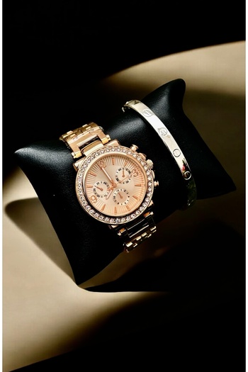 pullmarkt Casual Series - Bracelet + Women's Wrist Watch Set