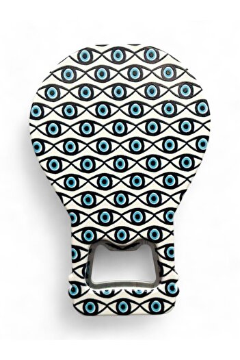 GALATA GIFT Bottle Opener Magnet Balloon Shape Evil Eye Beaded Soda Gas Opener Decorative Fridge Magnet