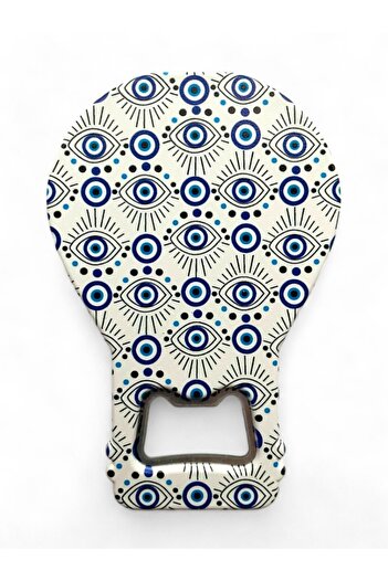 GALATA GIFT Bottle Opener Magnet Balloon Shape Evil Eye Beaded Soda Gas Opener Decorative Fridge Magnet