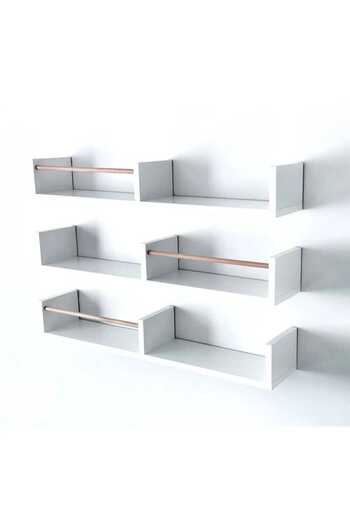 EGN WOODS 40+40 80cmx3 Βιβλιοθήκη και Organizer Μπάνιου - Βιβλιοθήκη Spice Rack
