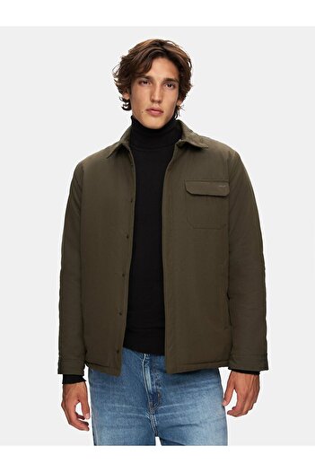 Ltb Shirt Collar Boat Green Coat