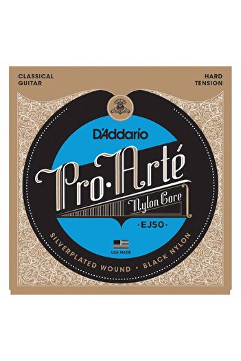 Daddario Ej50 Classical Guitar String Set, Pro-Arte, Silverplated Woun