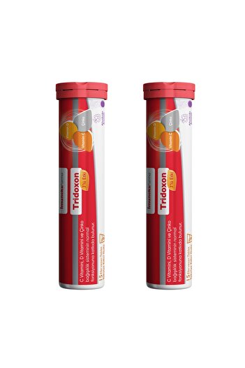 Imuneks İmuneks Farma Tridoxan 15 Effervescent Tablets X 2 Pieces